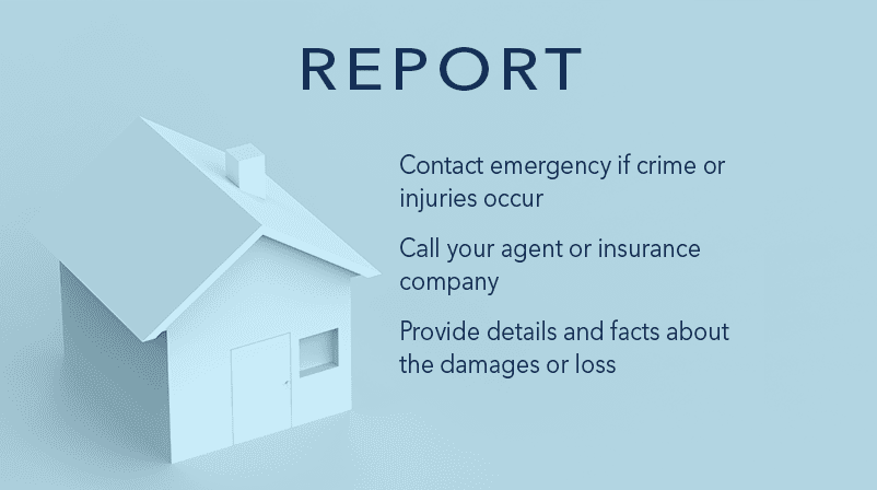 Tips to report a claim